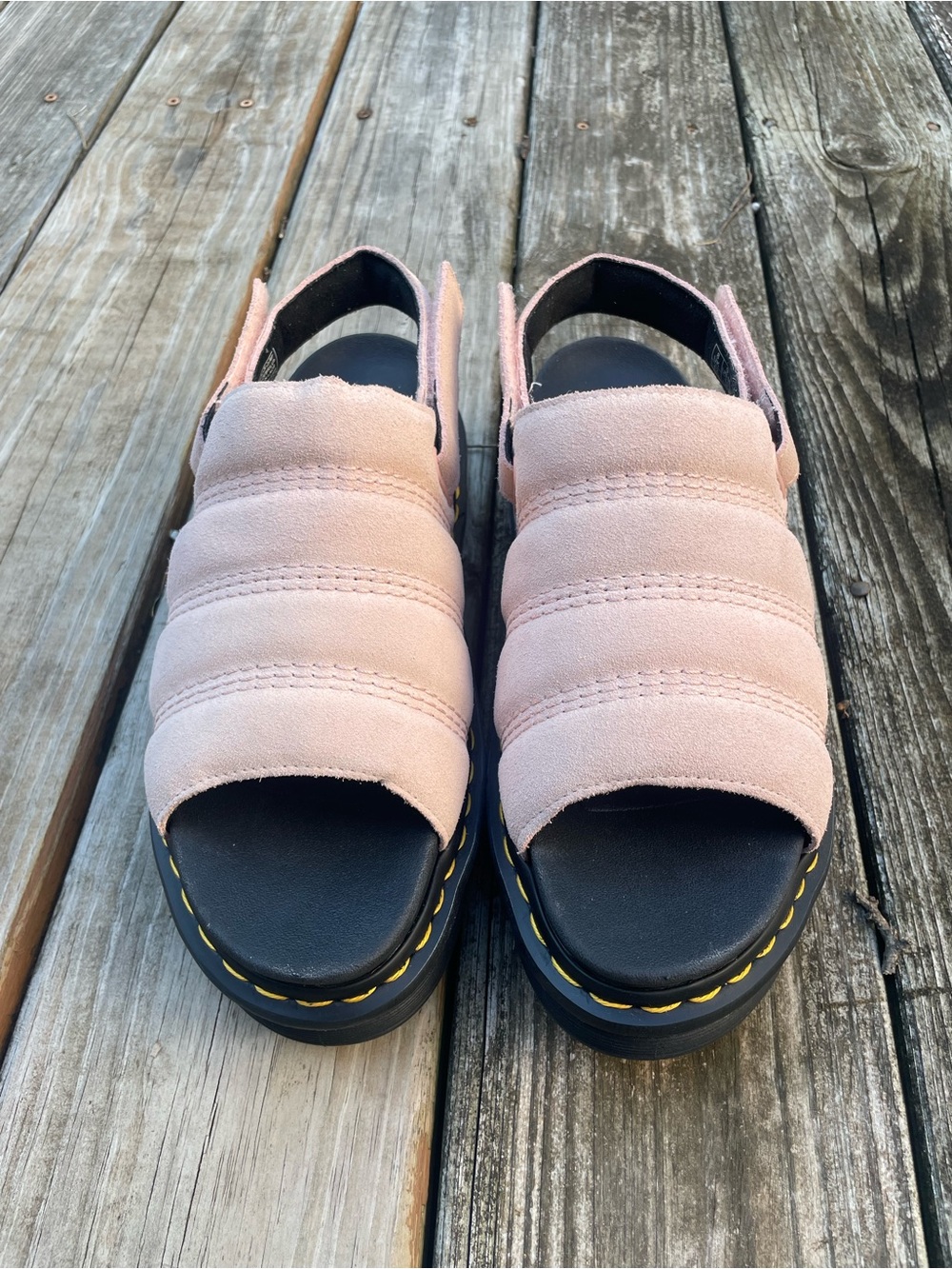 Dr. Martens Blush Pink Padded Slide Sandal